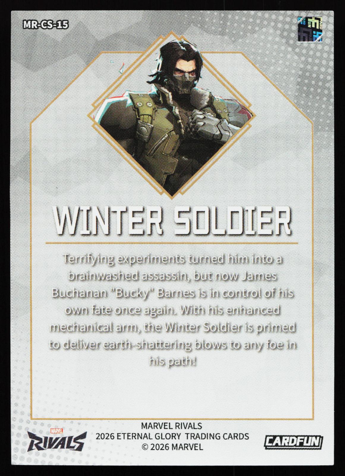Cardfun Marvel Rivals - MR-CS-15 Winter Soldier back