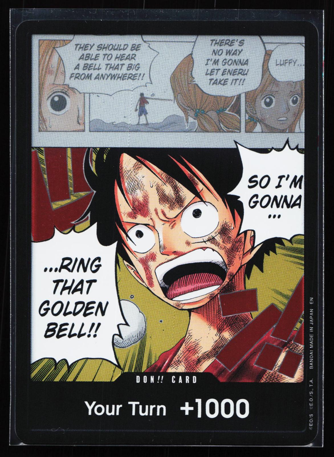 Adventure on Kami's Island DON!! Card Monkey D. Luffy "Ring That Golden Bell!!" 