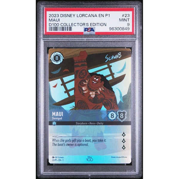 maui lorcana card Maui Hero to All Disney Lorcana The First Chapter Enchanted #212 PSA 10 main image 0