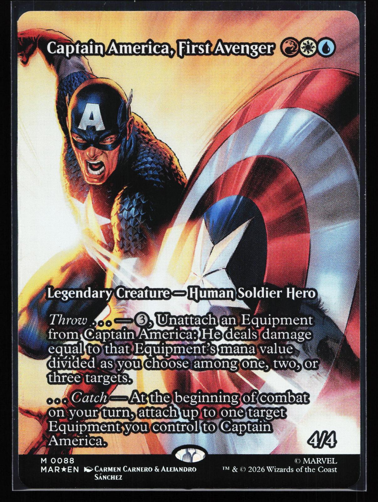 Marvel Universe Eternal-Legal 88 Captain America, First Avenger (Borderless)