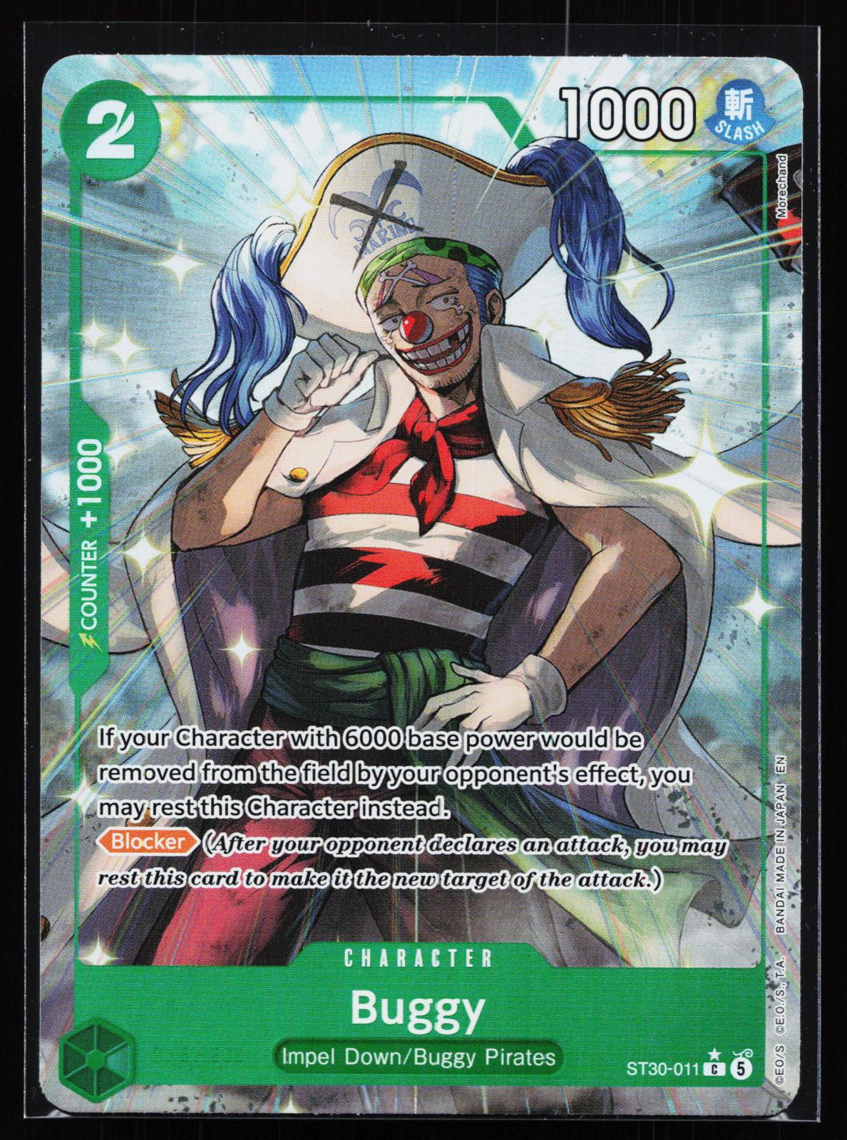 Starter Deck EX: Luffy & Ace ST30-011 Buggy (Full Art) Common