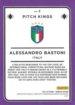 2021-22 Donruss #2 Alessandro Bastoni Pitch Kings