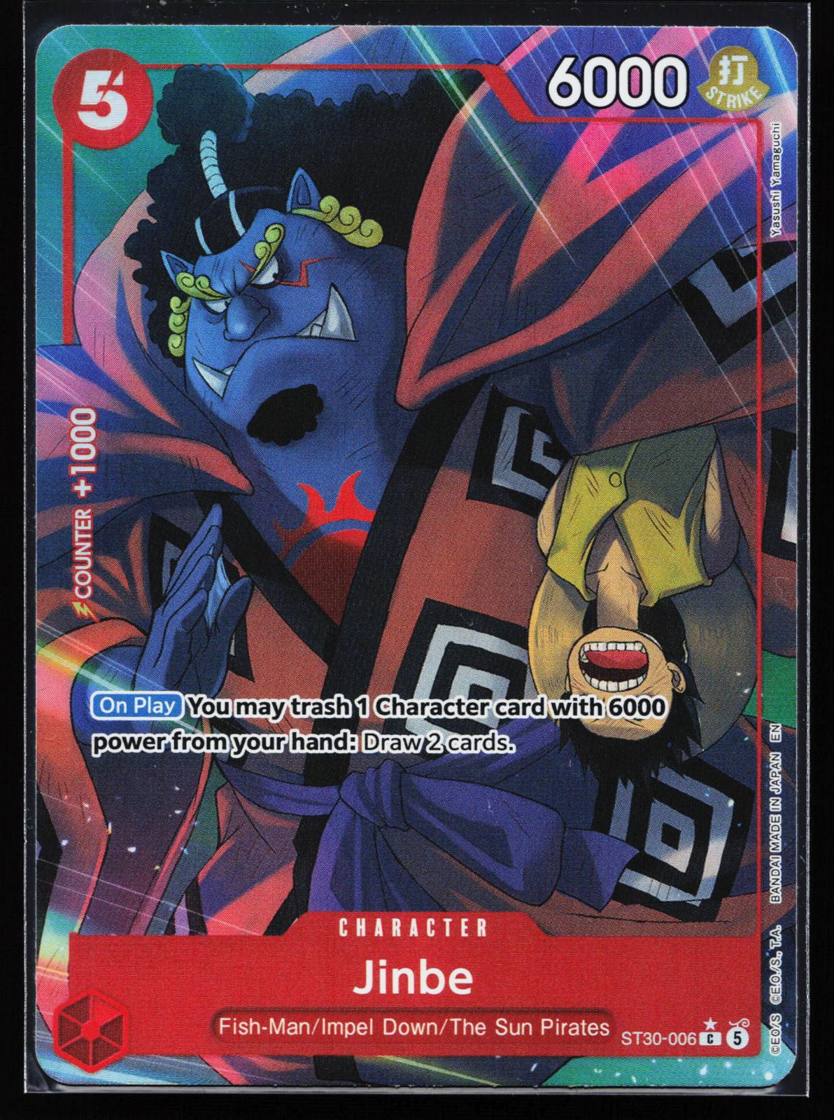 Starter Deck EX: Luffy & Ace ST30-006 Jinbe (Full Art) Common