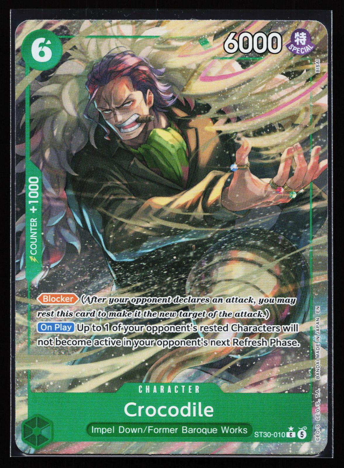 Starter Deck EX: Luffy & Ace ST30-010 Crocodile (Full Art) Common