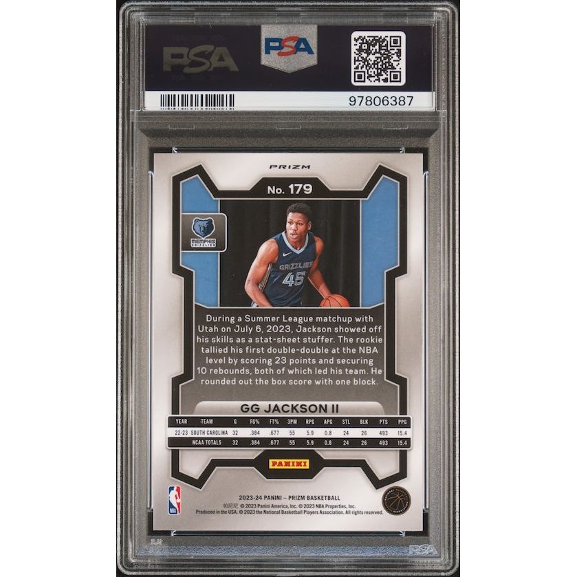 2023 Panini Prizm #179 GG Jackson II Red/White/Blue PSA 10
