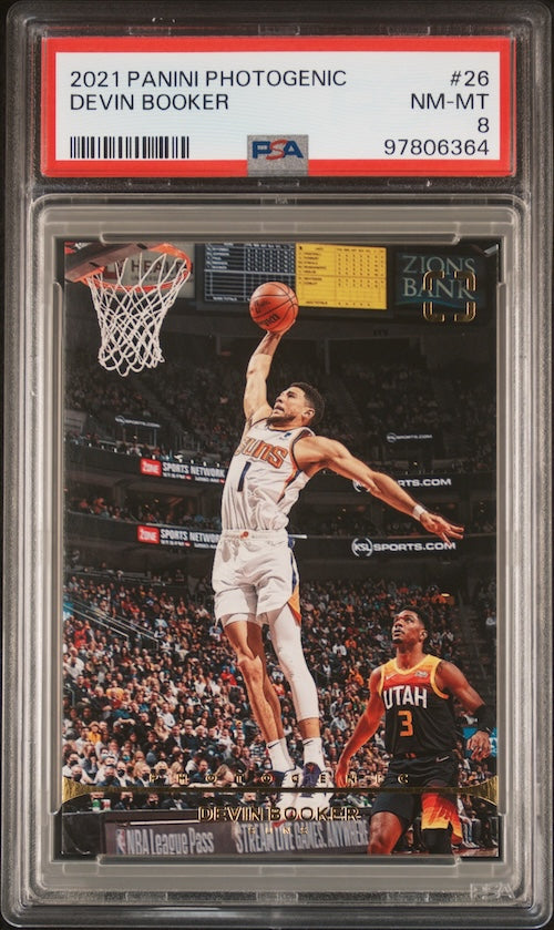 2021 Panini Photogenic #26 Devin Booker PSA 8