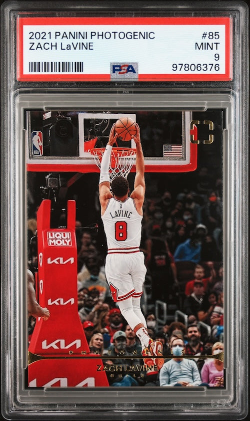 2021 Panini Photogenic #85 Zach Lavine PSA 9