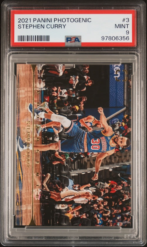 2021 Panini Photogenic #3 Stephen Curry PSA 9