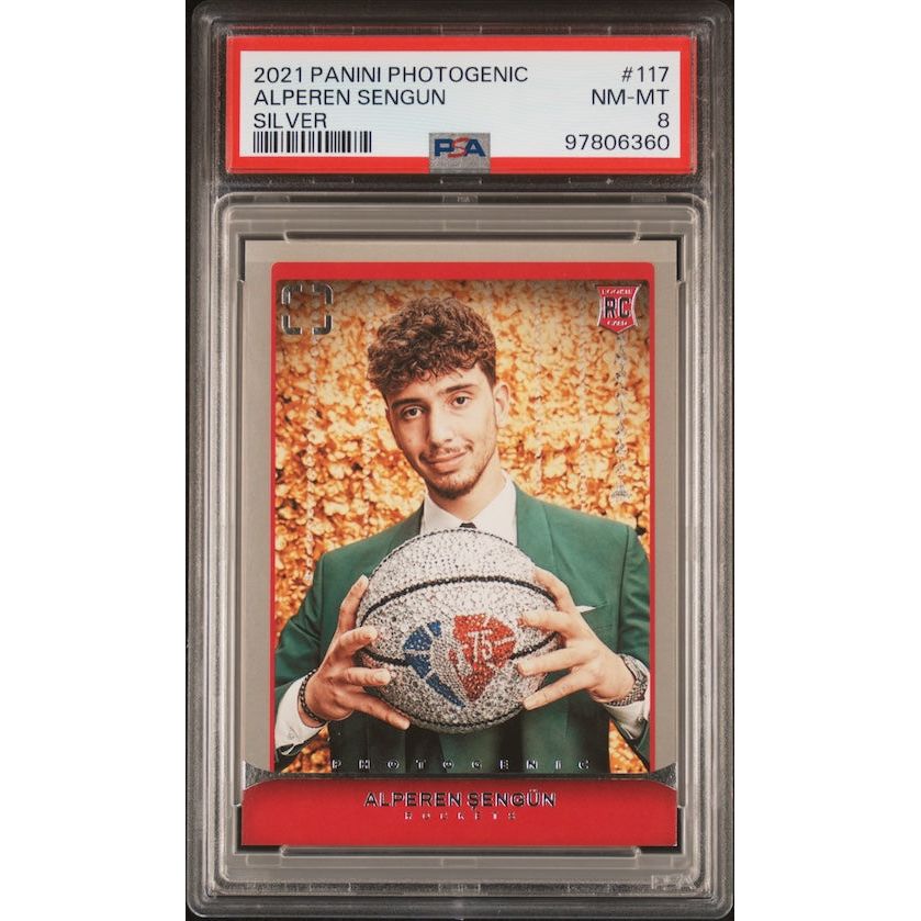 2021 Panini Photogenic #117 Alperen Sengun Rookie Card Silver PSA 8