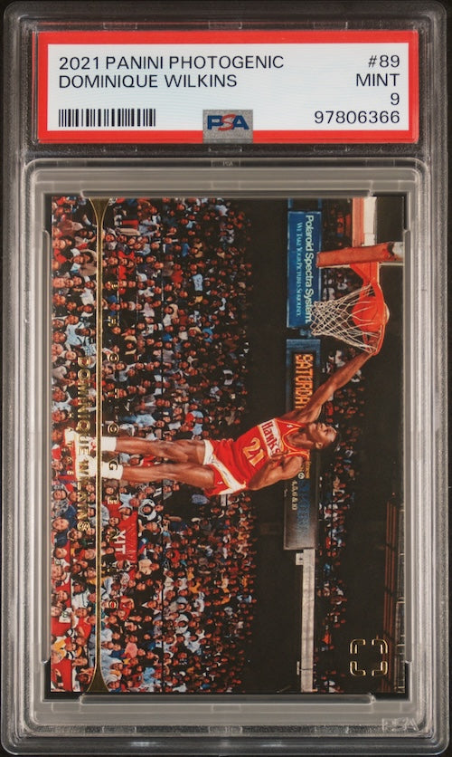 2021 Panini Photogenic #89 Dominique Wilkins PSA 9