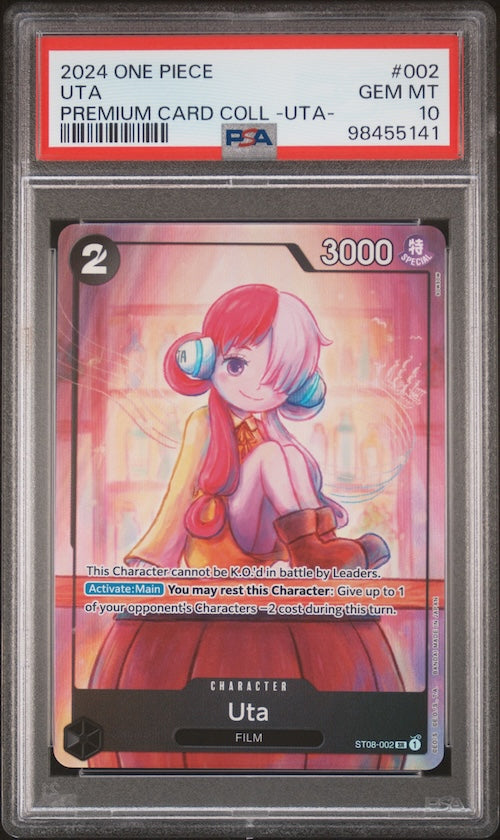 2024 One Piece Premium Card Collection -Uta- #002 Uta PSA 10