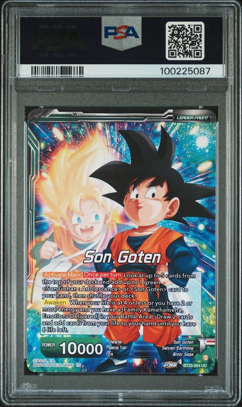 2024 Dragon Ball Super Card Game Premium Anniversary Box #BT22-054 Goten/Gohan, Brothers PSA 10