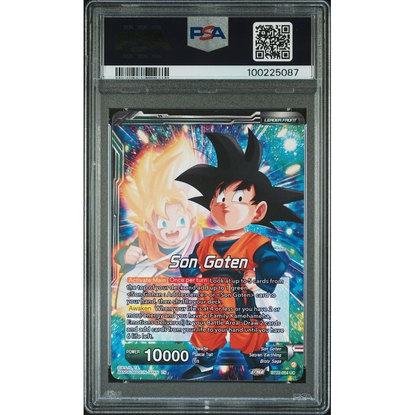 2024 Dragon Ball Super Card Game Premium Anniversary Box #BT22-054 Goten/Gohan, Brothers PSA 10