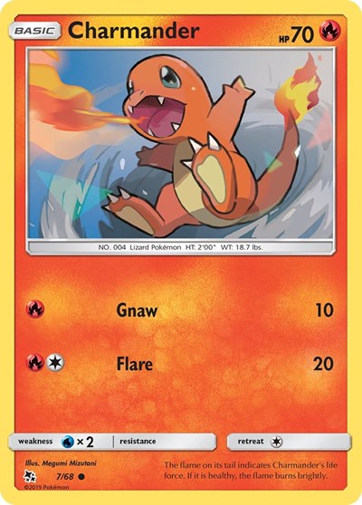 Hidden Fates - 7/68 Charmander Common