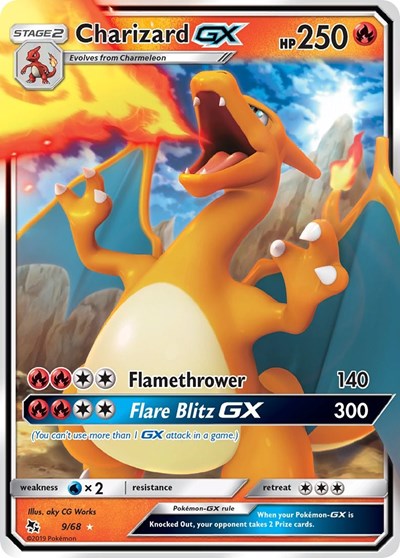 Hidden Fates - 9/68 Charizard GX Ultra Rare