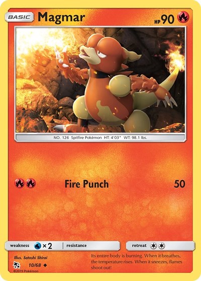 Hidden Fates - 010/068 Magmar Uncommon