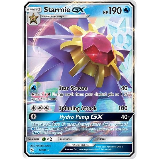 Hidden Fates - 14/68 Starmie GX Ultra Rare