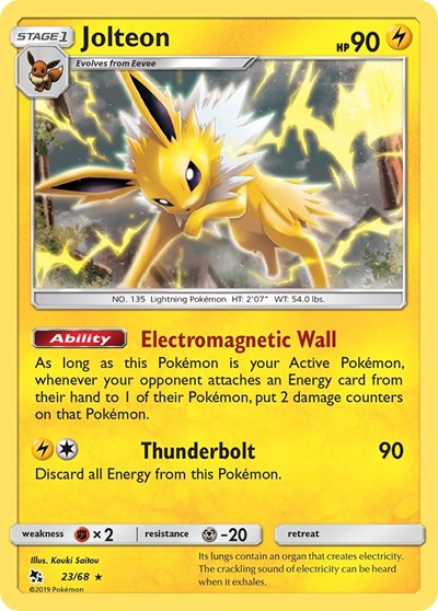 Hidden Fates - 023/068 Jolteon Rare