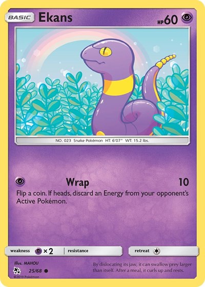 Hidden Fates - 025/068 Ekans Common