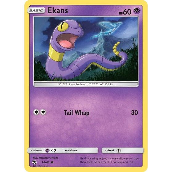 Hidden Fates - 26/68 Ekans Common