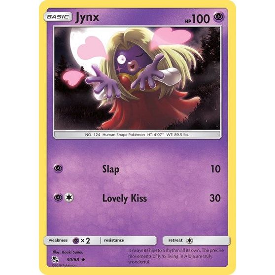 Hidden Fates - 30/68 Jynx Uncommon