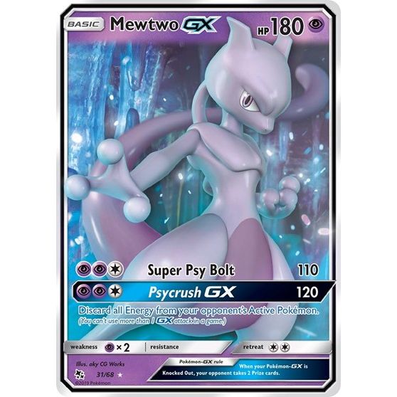 Hidden Fates - 31/68 Mewtwo GX Ultra Rare