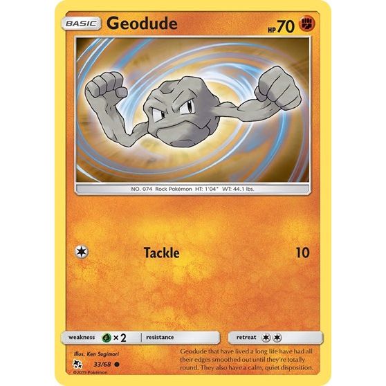 Hidden Fates - 33/68 Geodude Common