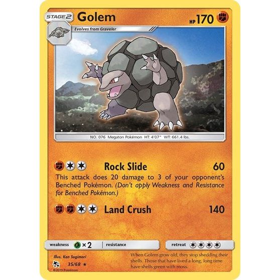 Hidden Fates - 35/68 Golem Rare