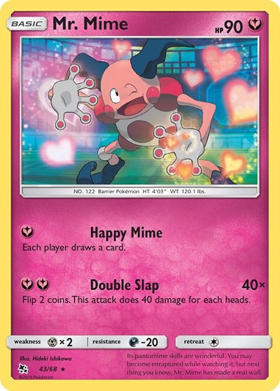 Hidden Fates - 043/068 Mr. Mime Rare