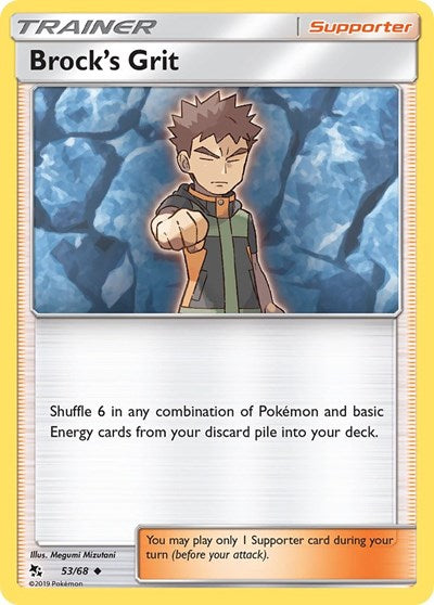 Hidden Fates - 53/68 Brock's Grit Uncommon