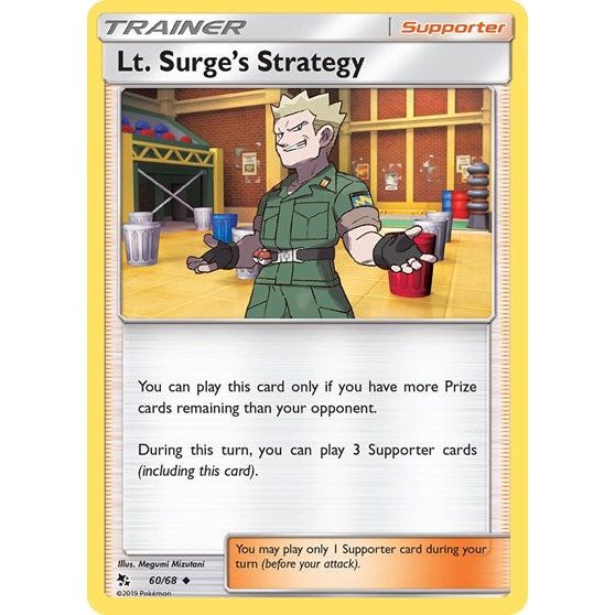 Hidden Fates - 60/68 Lt. Surge's Strategy Uncommon