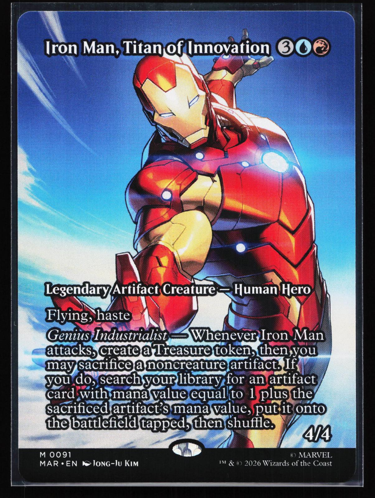 Marvel Universe Eternal-Legal 91 Iron Man, Titan of Innovation (Borderless)