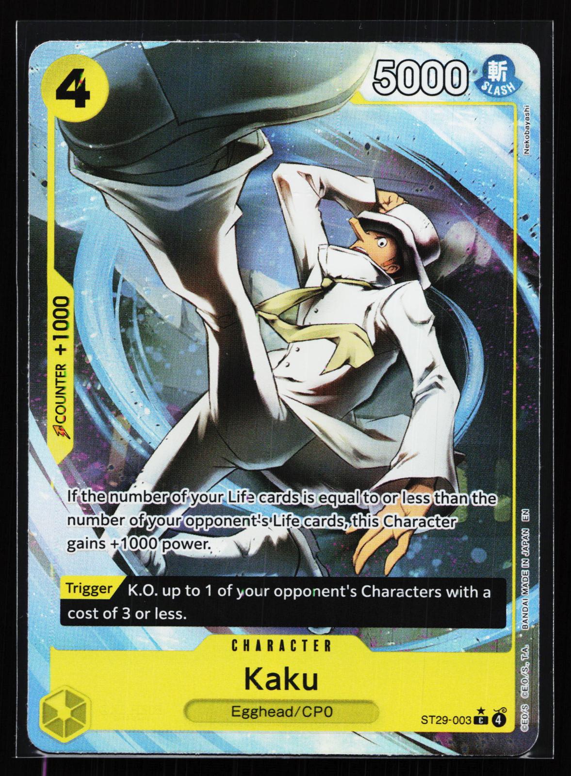 Starter Deck 29: Egghead ST29-003 Kaku (Full Art) Common