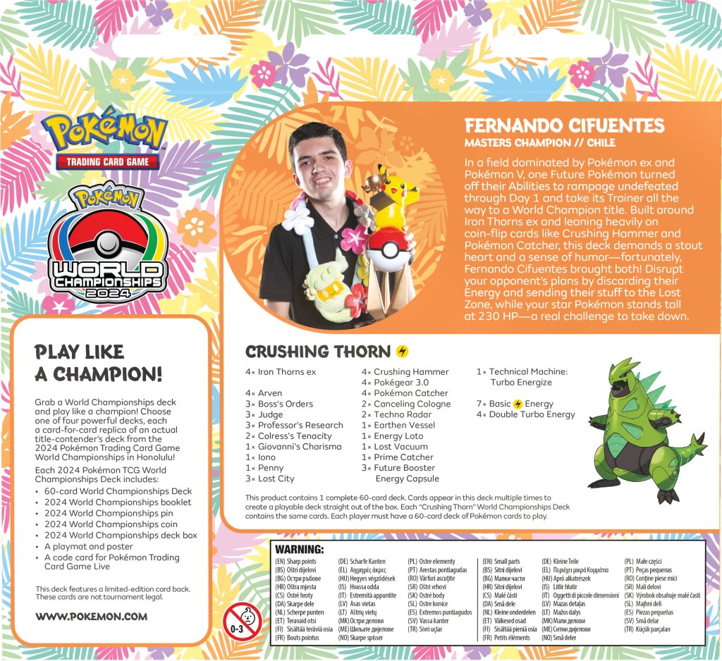 Pokémon TCG: World Championships Decks 2024 - Iron Thorns