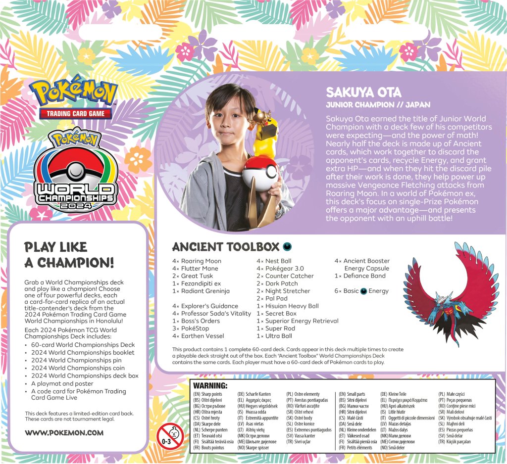 Pokémon TCG: World Championships Decks 2024 - Roaring Moon