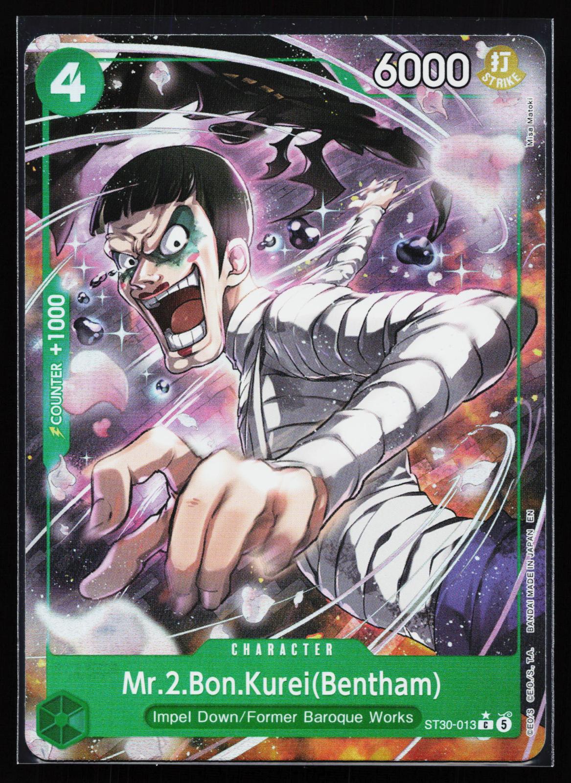 Starter Deck EX: Luffy & Ace ST30-013 Mr.2.Bon.Kurei(Bentham) (Full Art) Common