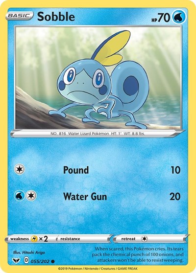 Sword & Shield - 055/202 Sobble Common