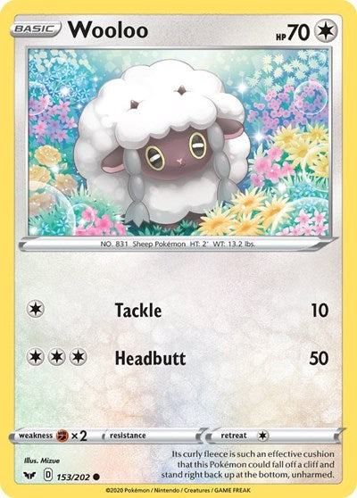 Sword & Shield - 153/202 Wooloo Common