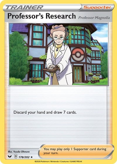 Sword & Shield - 178/202 Professor's Research Holo Rare