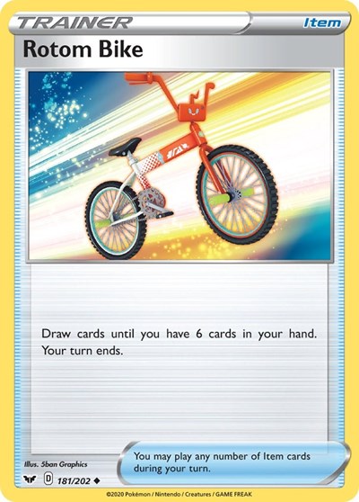 Sword & Shield - 181/202 Rotom Bike Uncommon