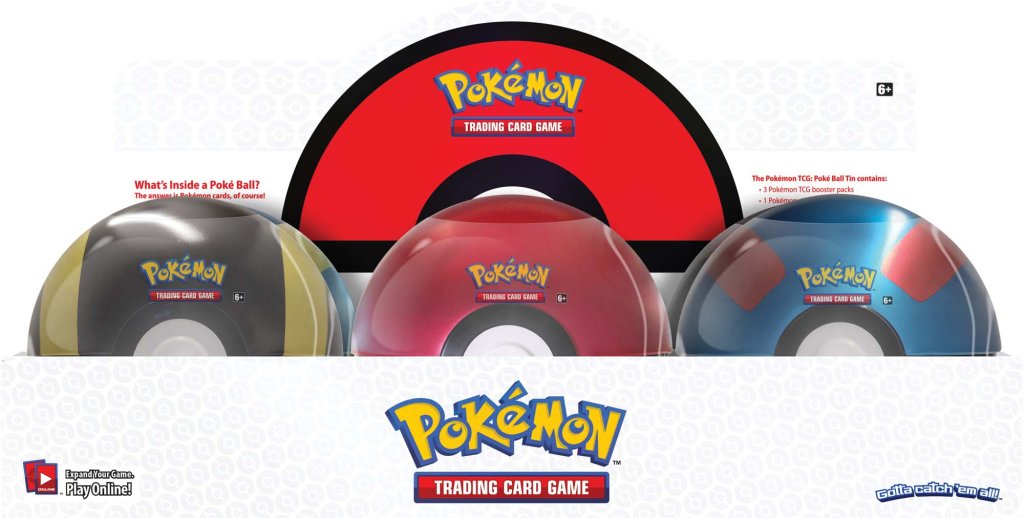 Pokémon TCG Best of Pokeball Tin (Assorted)