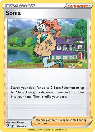 Sword & Shield Rebel Clash - 167/192 Sonia Uncommon