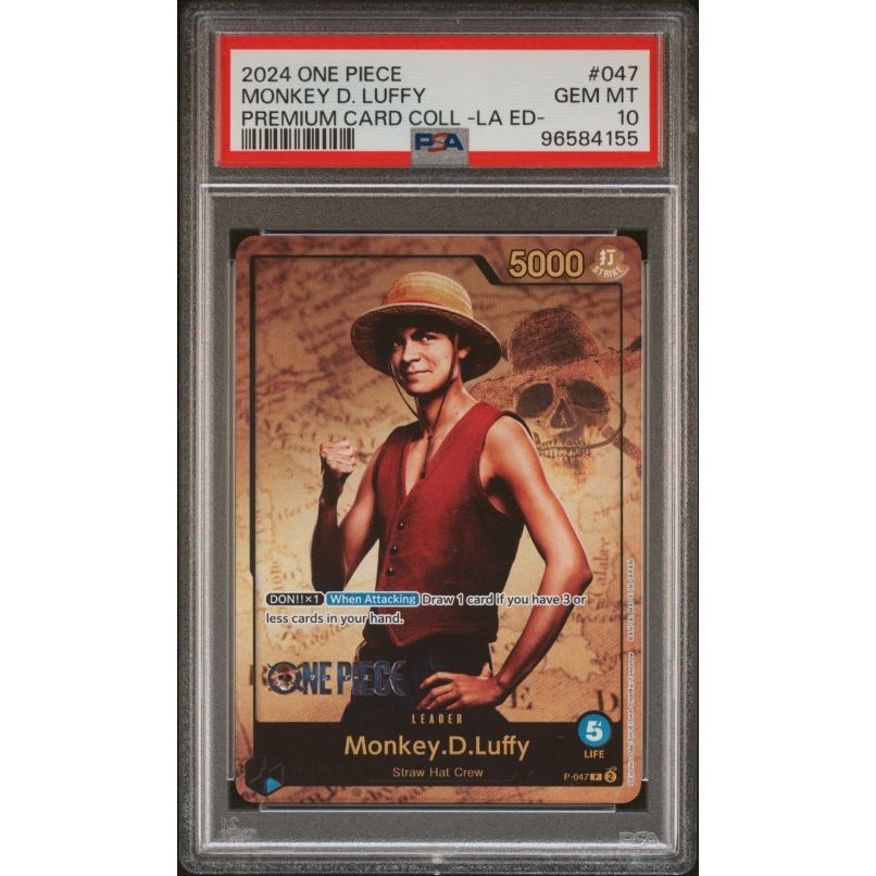 2024 One Piece Premium Card Collection -Live Action Edition- #047 Monkey D. Luffy PSA 10