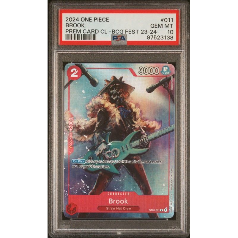 2024 One Piece Premium Card Collection -Bandai Card Games Fest 23-24 Edition- #011 Brook PSA 10