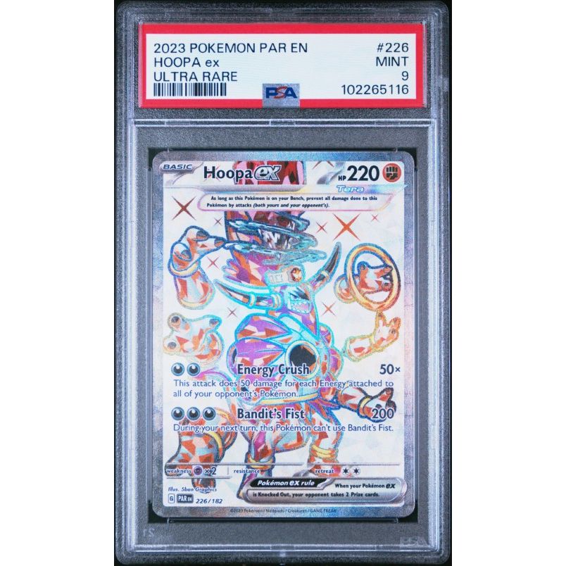 2023 Pokemon Par En-Paradox Rift #226 Hoopa Ex Ultra Rare PSA 9