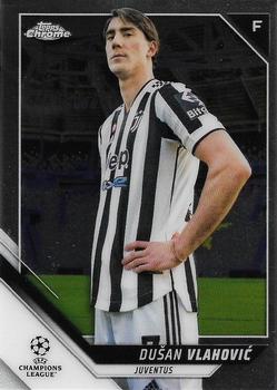 2021-22 Topps Chrome UEFA Champions League #86 Dušan Vlahović