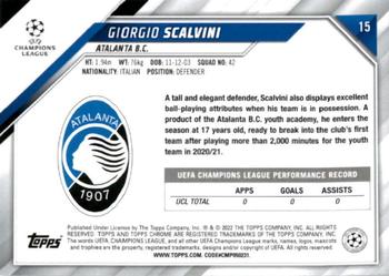 2021-22 Topps Chrome UEFA Champions League #15 Giorgio Scalvini