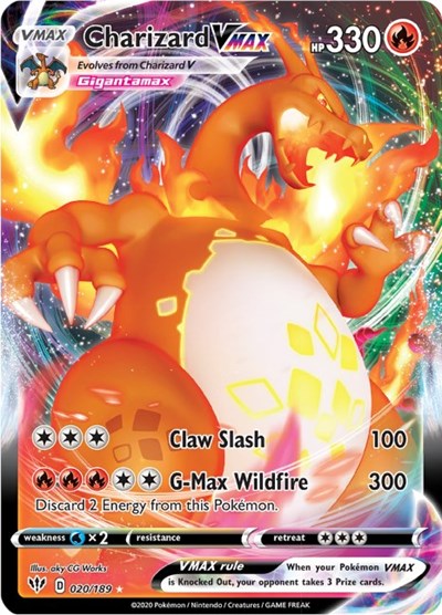 Sword & Shield Darkness Ablaze - 020/189 Charizard VMAX Ultra Rare