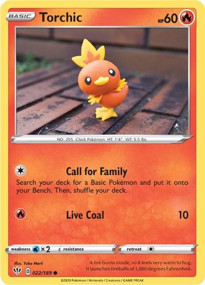 Sword & Shield Darkness Ablaze - 022/189 Torchic Common