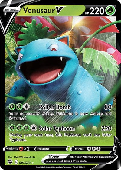 Champions Path - 001/073 Venusaur V Ultra Rare